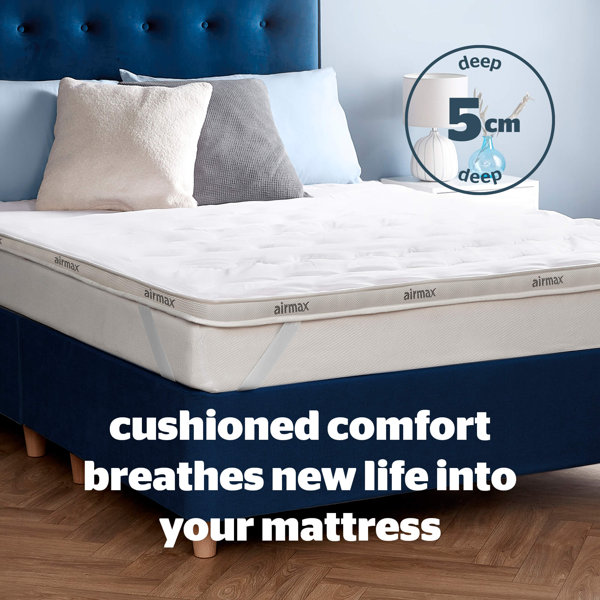 Silentnight Airmax 5cm Deep Mattress Topper & Reviews Wayfair.co.uk